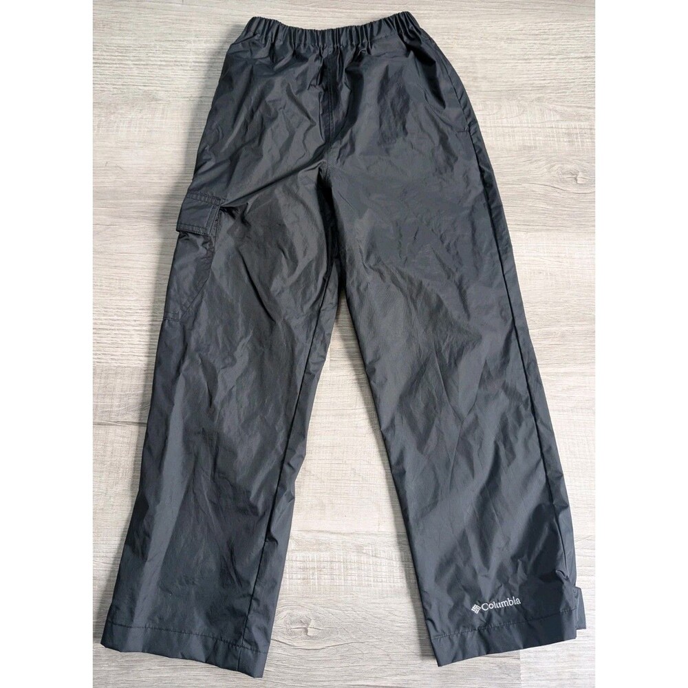Columbia Cypress Brook III Rain Pants Boys Size XS Black